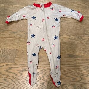Kyte Baby Fourth of July zippered footie